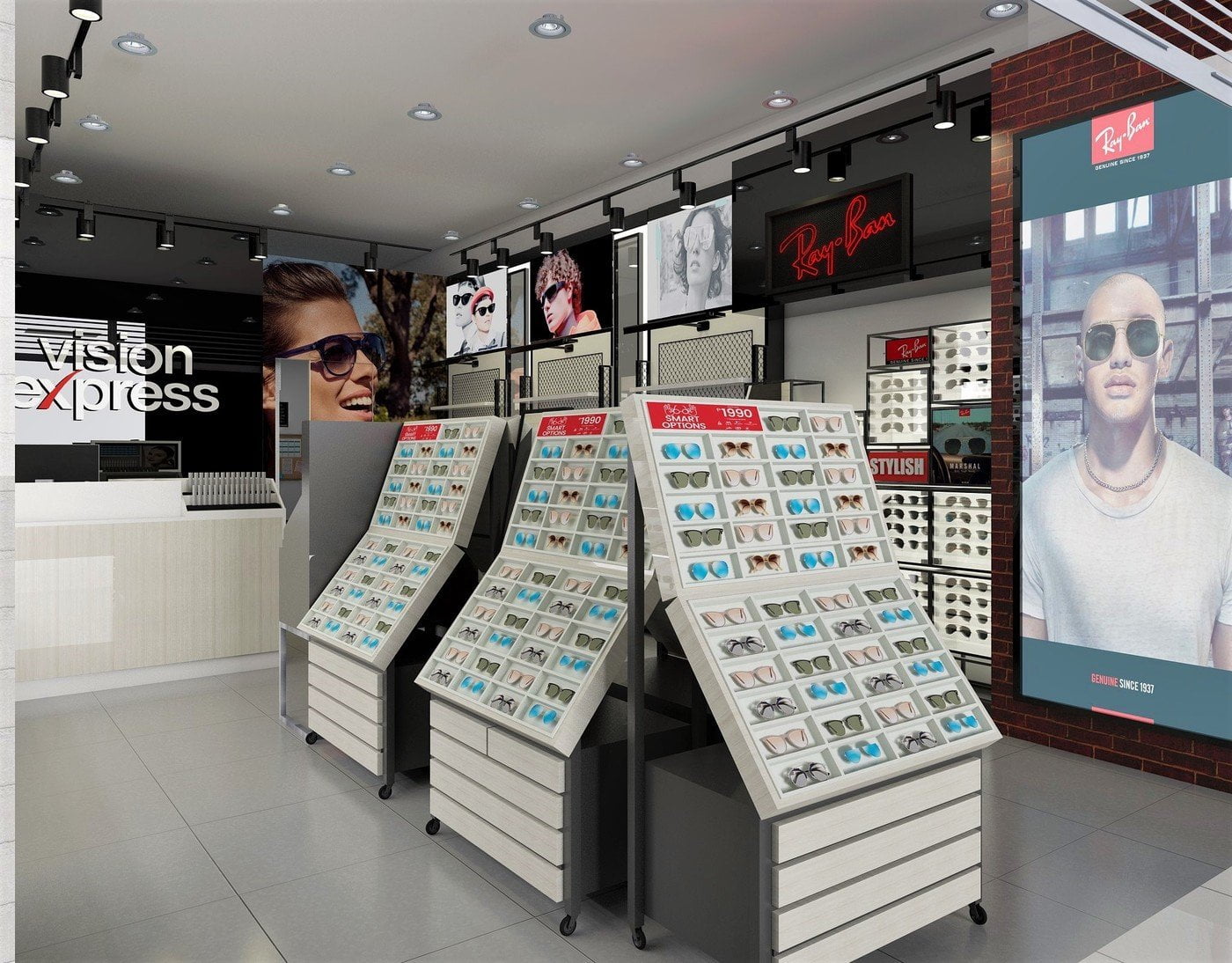 Gondola Cosmetic Displays