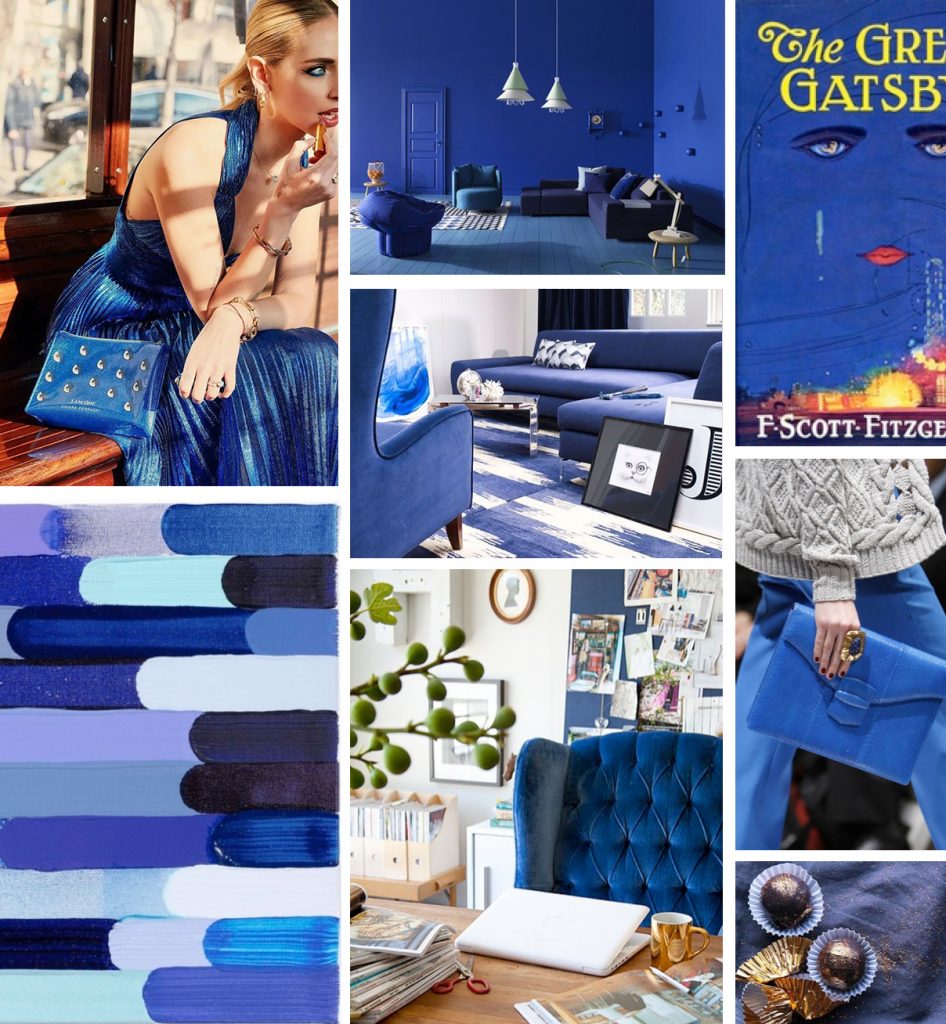 Klein blue paired with other blues