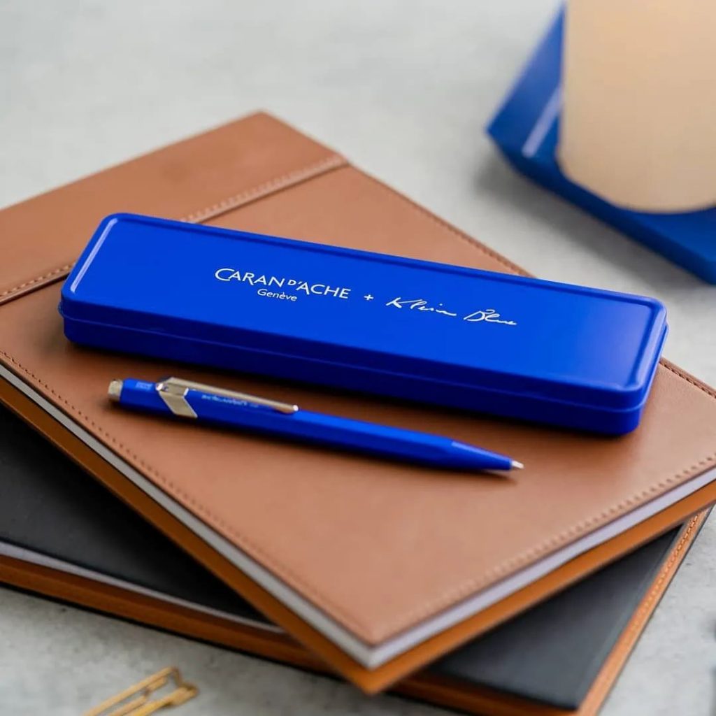 Klein blue-themed lifestyle products