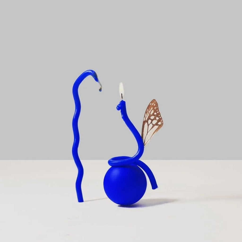 Klein blue-themed lifestyle products