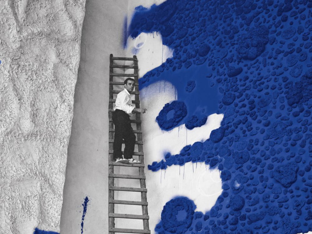 Yves Klein and Klein blue