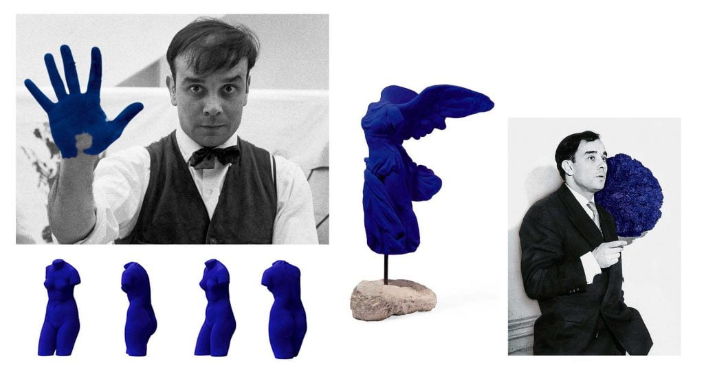 Yves Klein and Klein blue