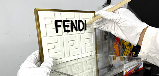 FENDI glasses display stand