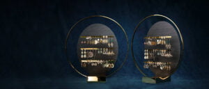 Earring metal display stand