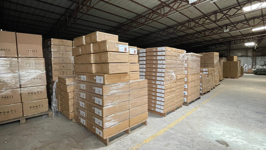 flat-packed retail display shipment strategy diagram
