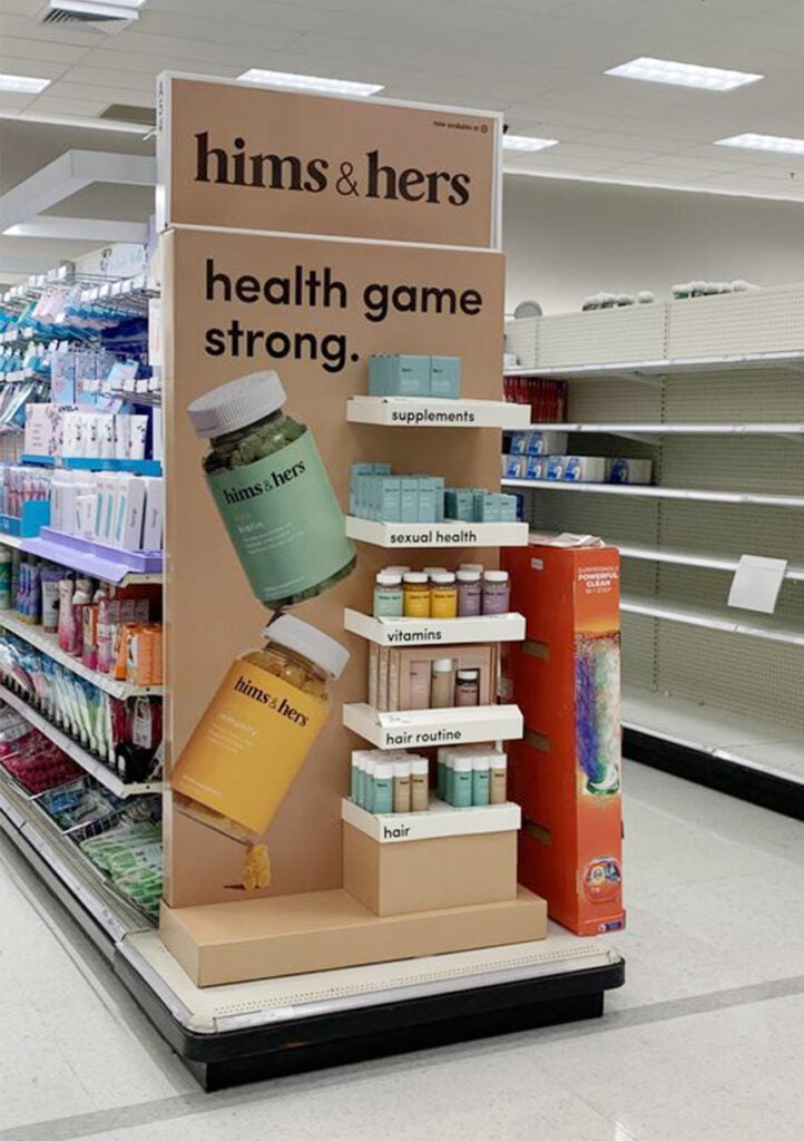 Supermarket endcap unit