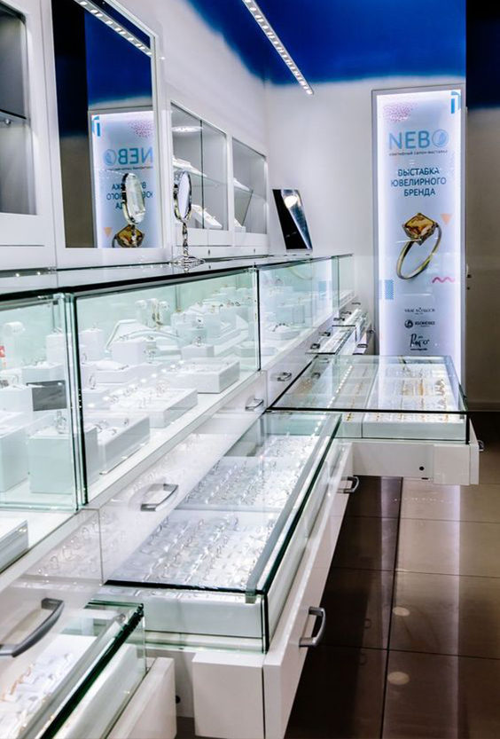 Jewelry display cabinets