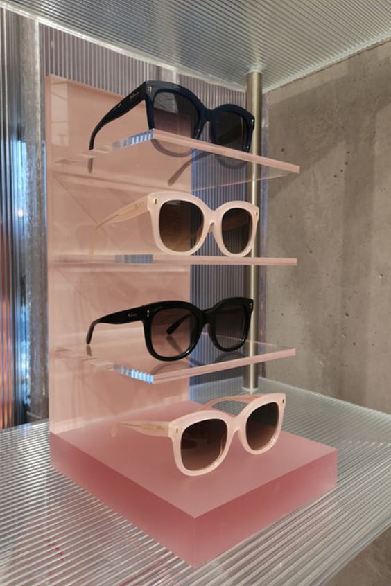 tabletop eyeglass storage racks