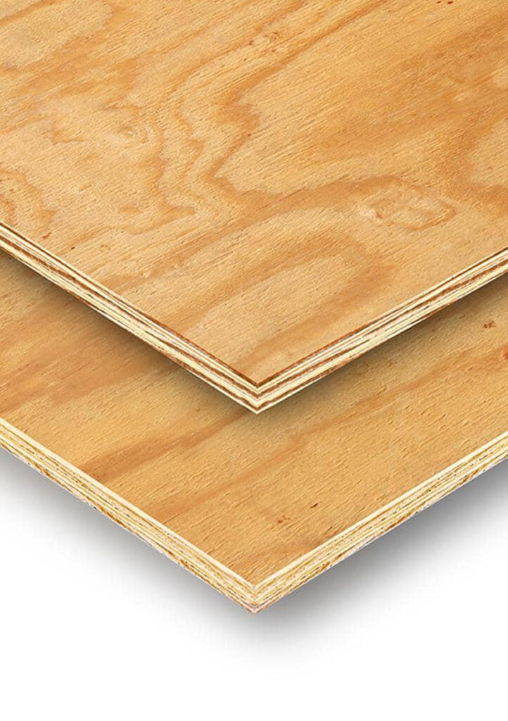 Plywood used in retail displays