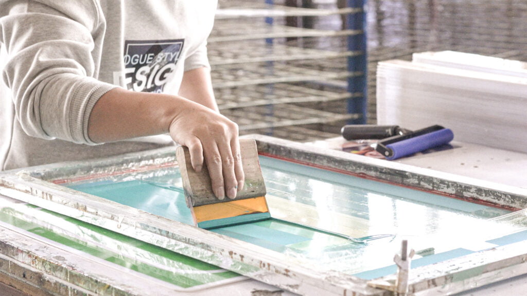 Silk screen printing