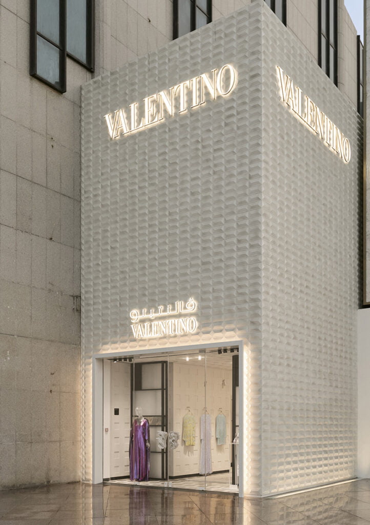 3d wall panels store facade