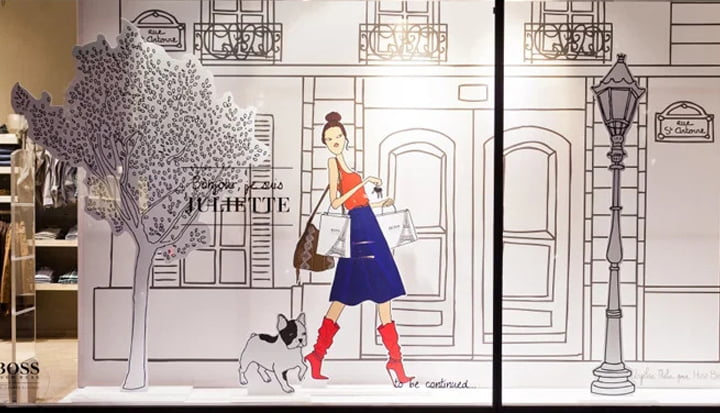 digital printing window display