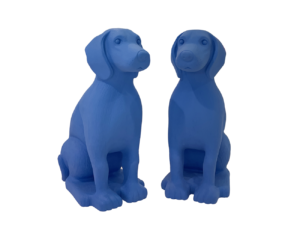 Oversized retail prop setup in high-traffic mall