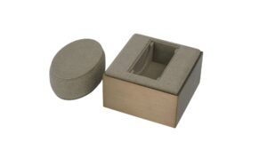 Velvet 6-slot watch tray for luxury display counters