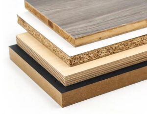 Comparison of paint, laminate, and vinyl wrap finishes on retail fixture surfaces