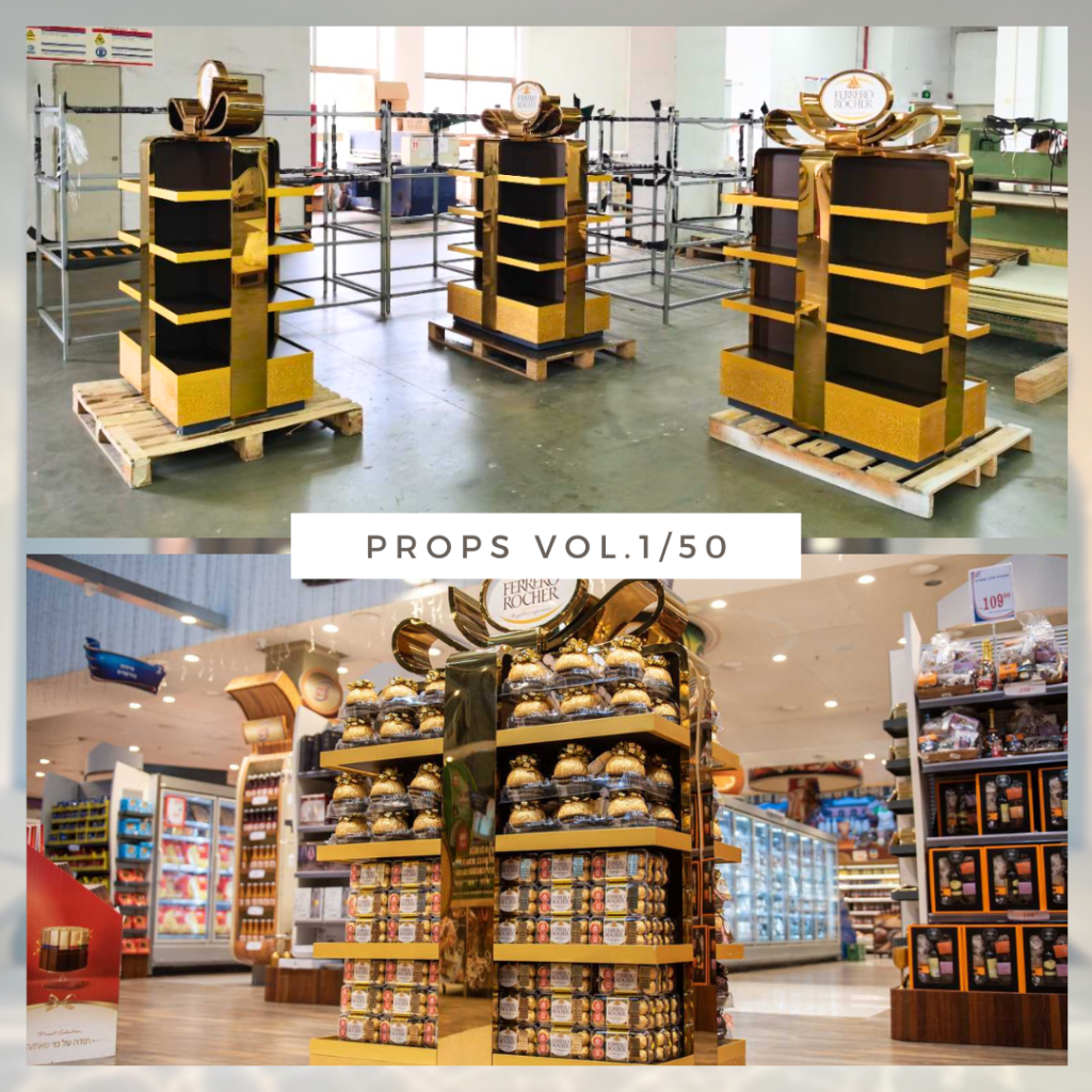 Load testing MDF retail fixture with weights