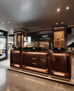 luxury watch pop-up display