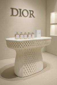 counter display designed for basket uplift