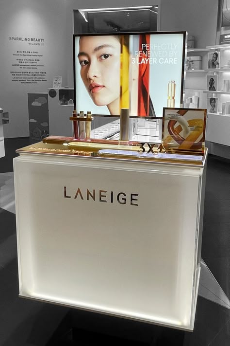 Frosted acrylic retail signage for luxury brands