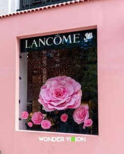 large paper floral display