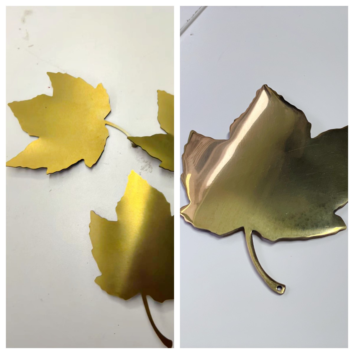 Christmas decoration materials and finishes showcase