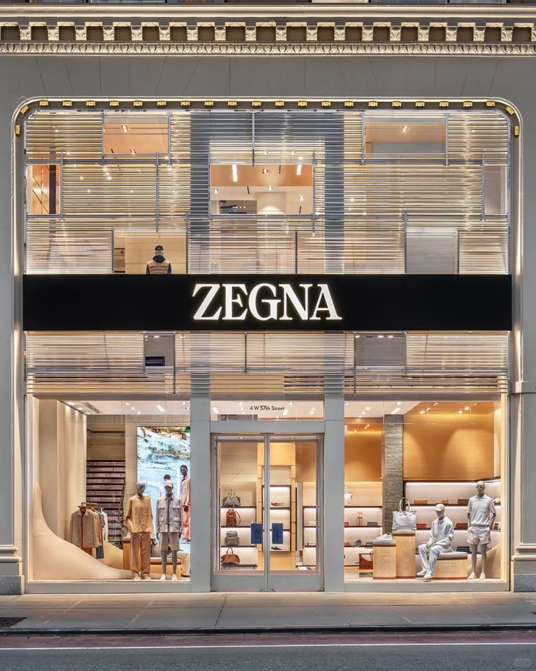 Zegna New York Window Display