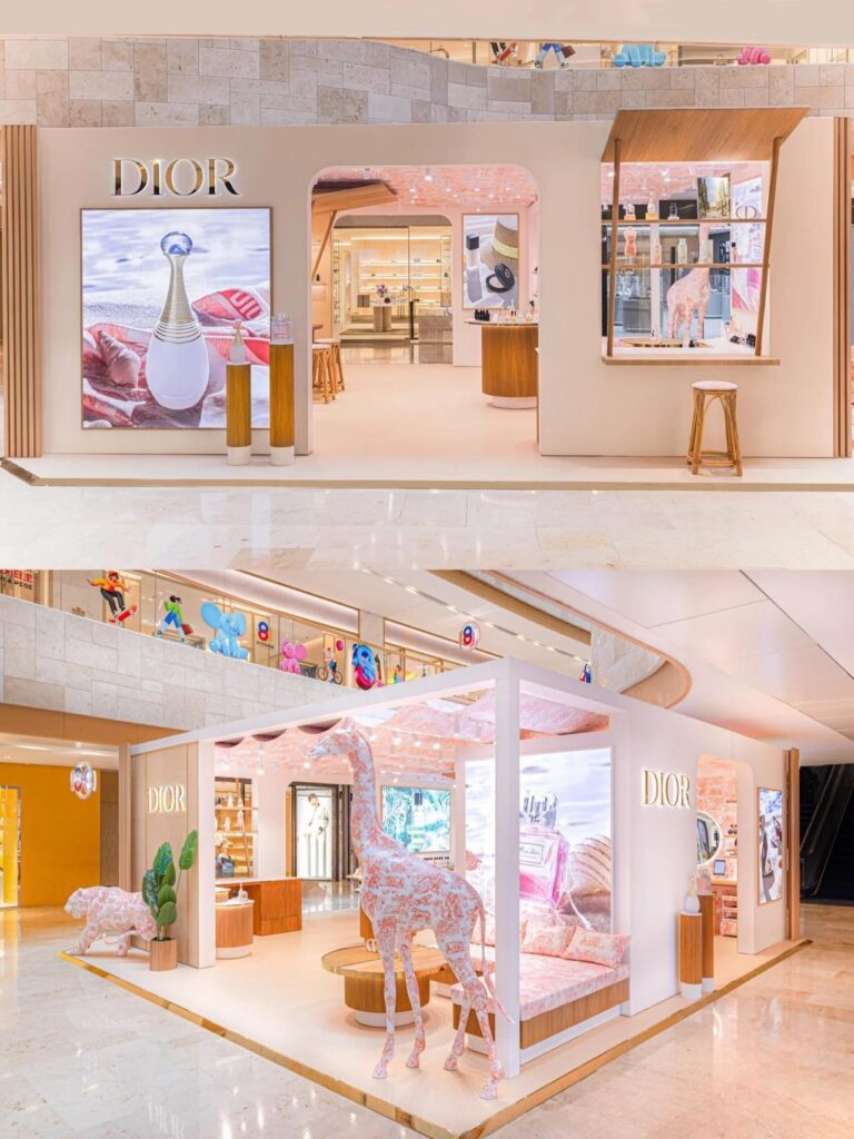 pop-up retail display