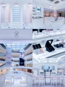 presentation of premium display finishes for luxury brands