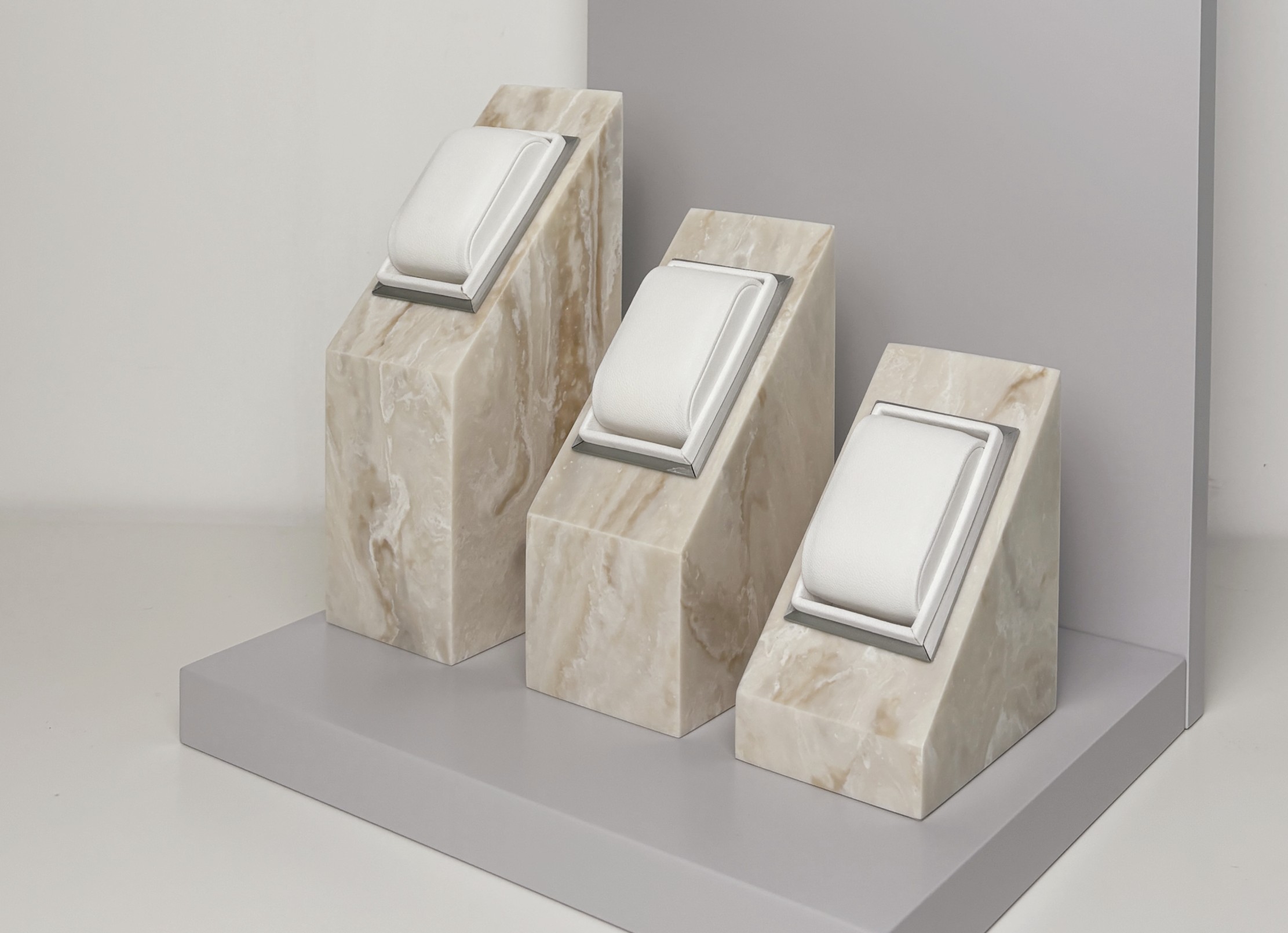 Luxury marble display showcase