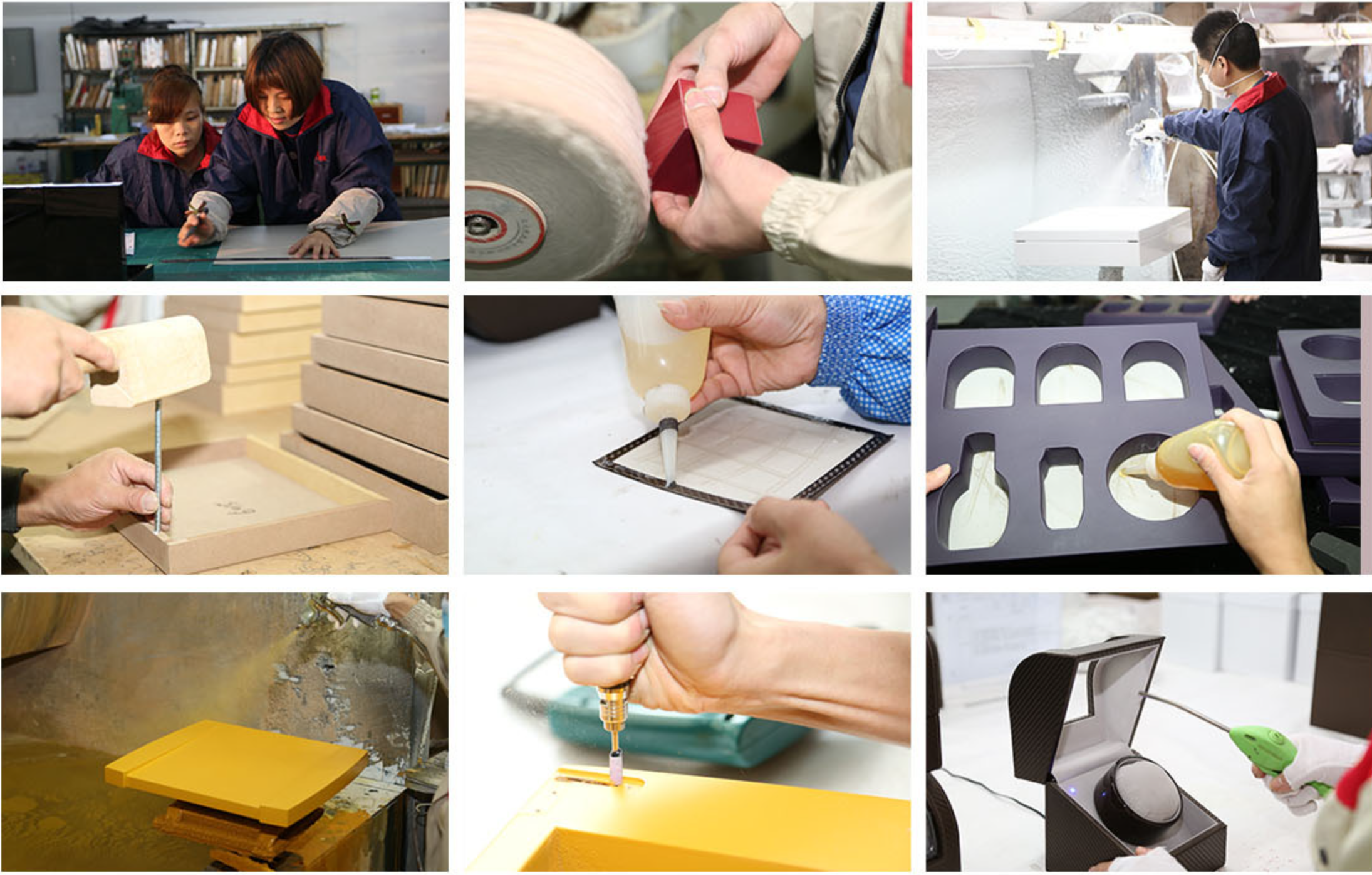 Workshop assembly and packing preparation