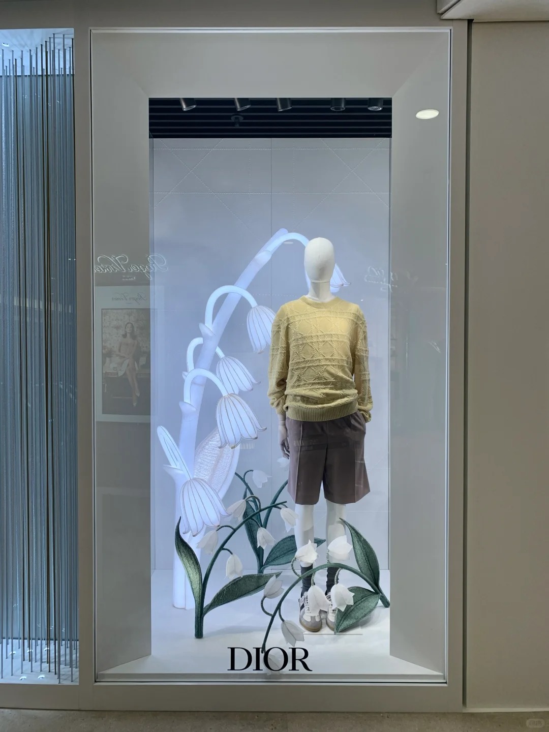 LED window display props with lighting
