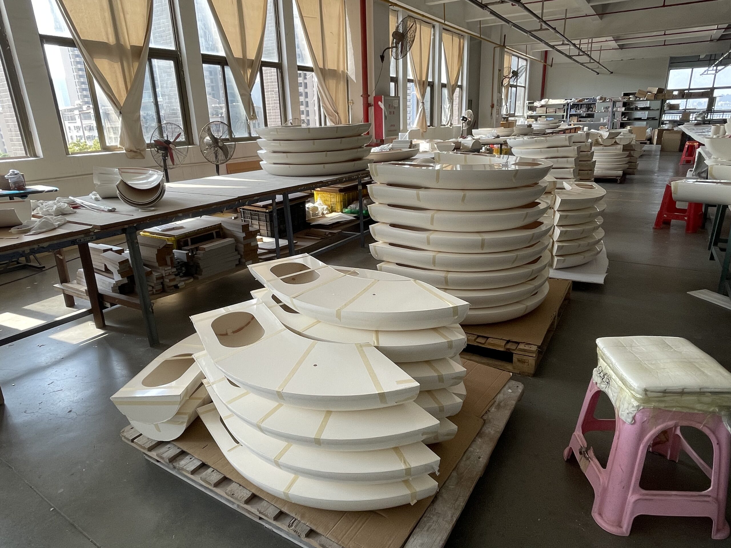 Luxury vacuum formed display showcase