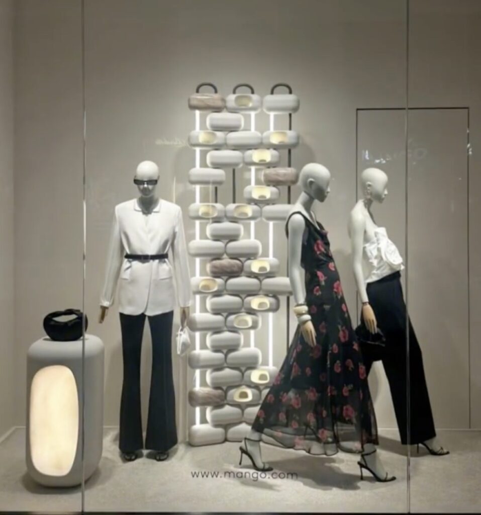 How Combined ABS Injection, Rotational Molding, Metalwork, and Lighting Craft to Create Sculptural Retail Windows