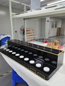 replaceable header for modular POP display