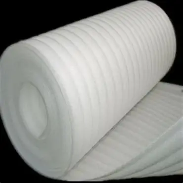 EPE foam cushioning material roll used for shock absorption in packaging and logistics protection
