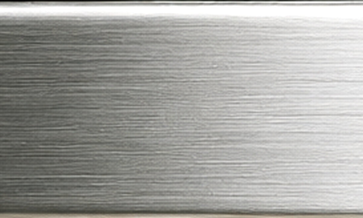 Brushed metal finish