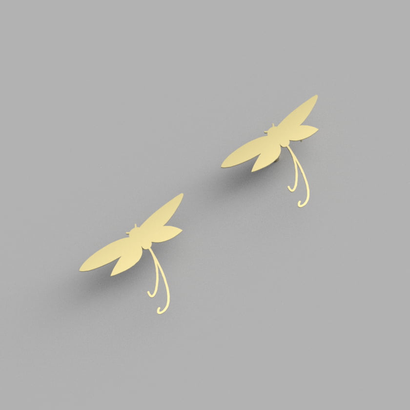 custom gold metal decorative elements for luxury fragrance counter display