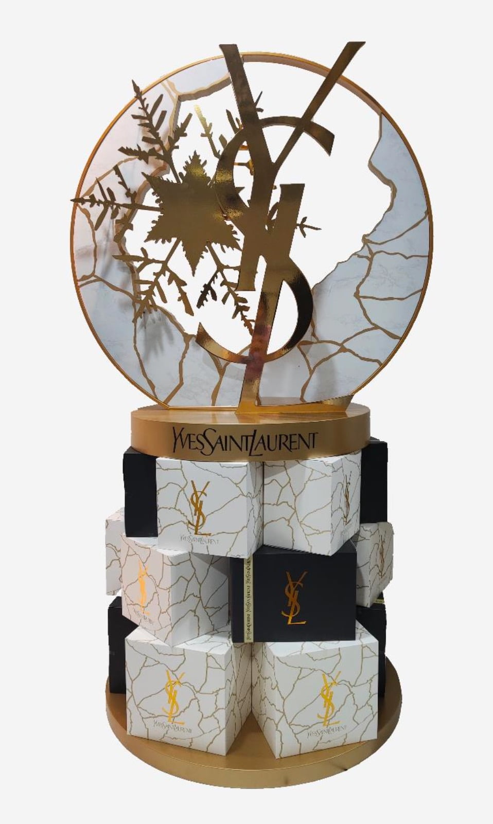 Custom Floor Display for Fragrance Merchandising
