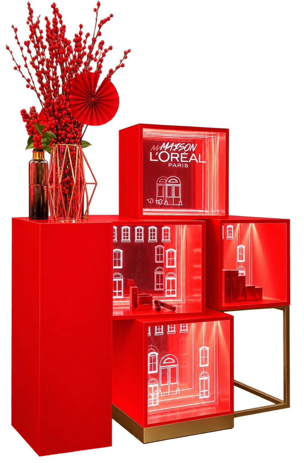 Illuminated Floor Display