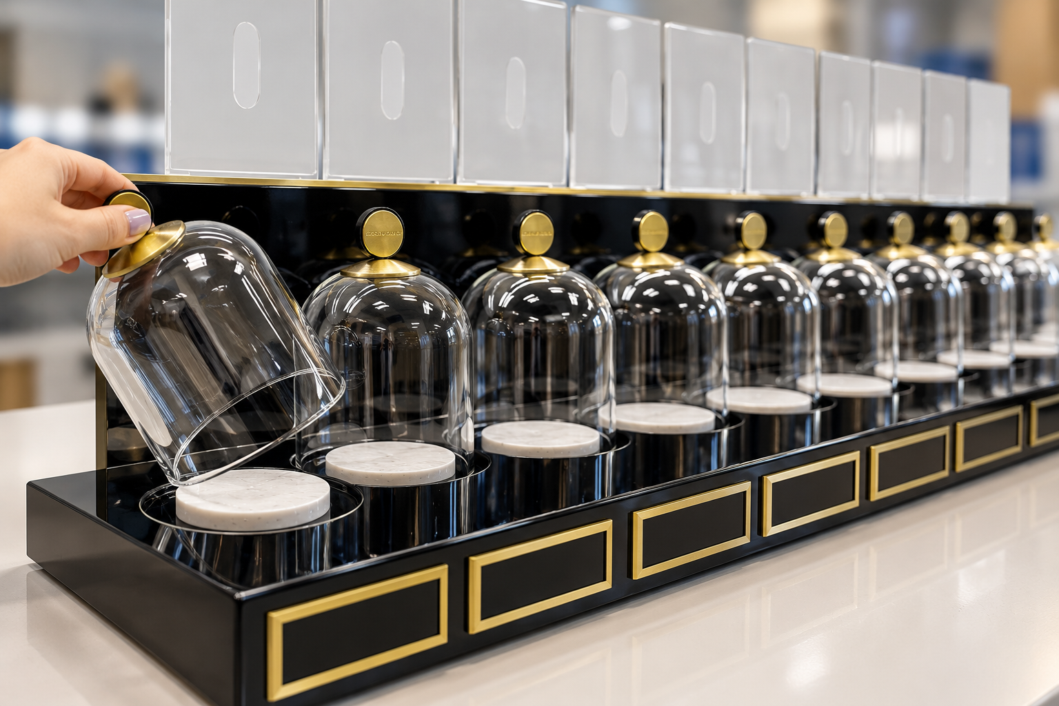 Countertop retail display engineering example