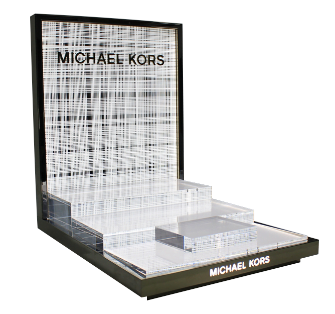 MICHAEL KORS display with lighting